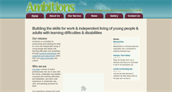 Desktop Screenshot of ambitions4kirklees.co.uk